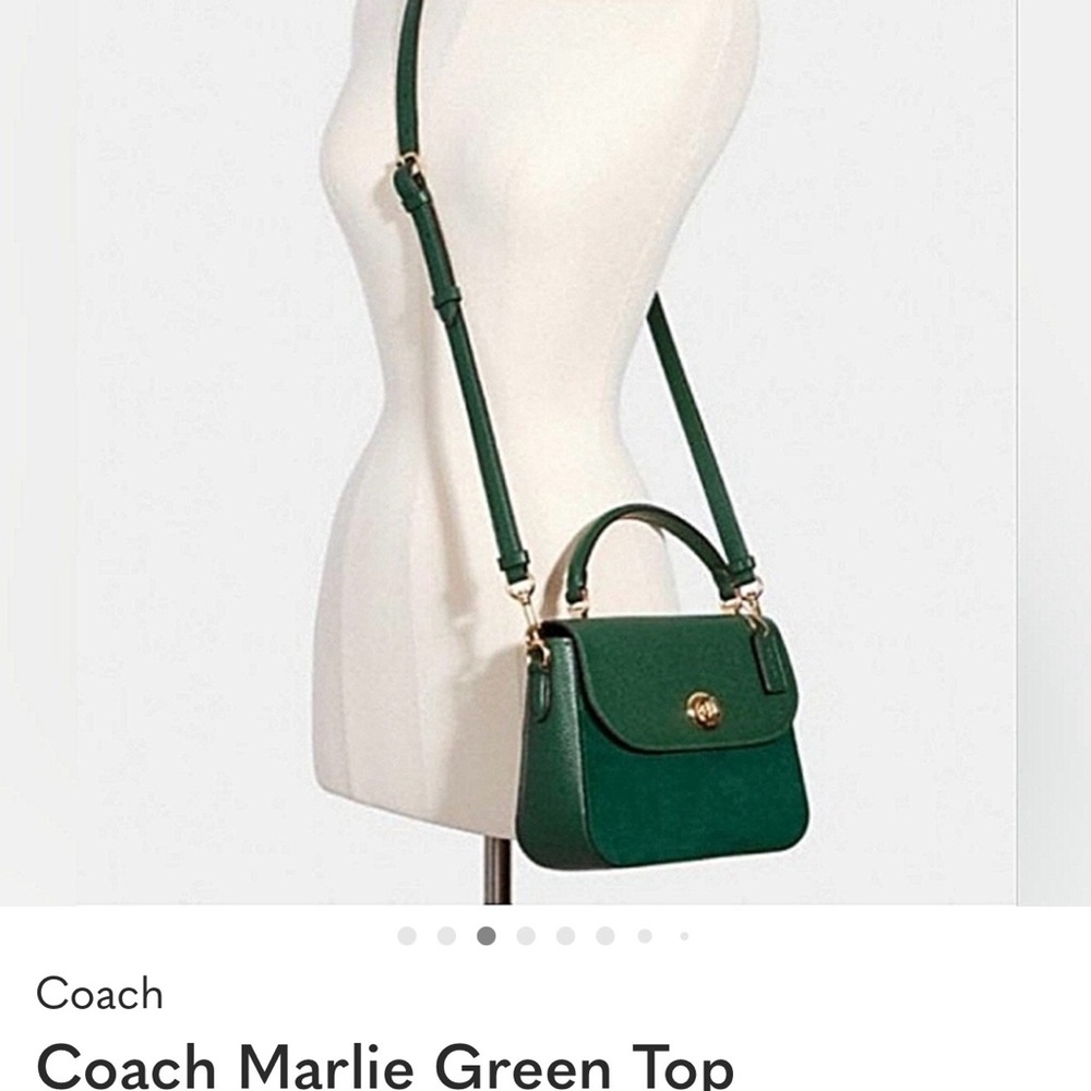 Coach Marlie Crossbody Bag in Rich Green